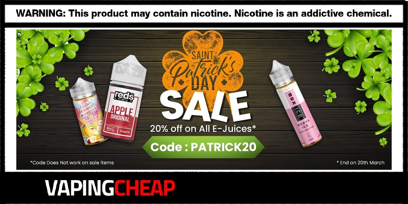 Sourcemore St Patricks Day Deal List 2020 scaled Best St. Patrick’s Vape Deals 2022!