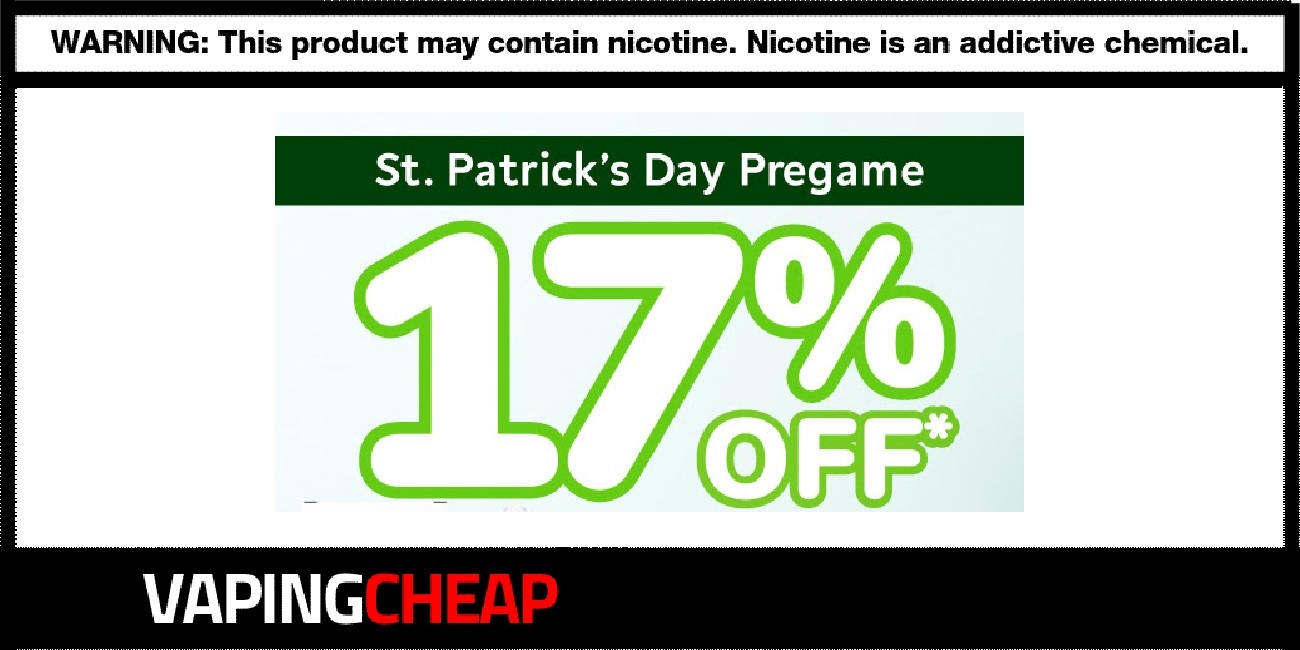 Sourcemore St Patricks Day Deal List 2020 scaled Best St. Patrick’s Vape Deals 2022!