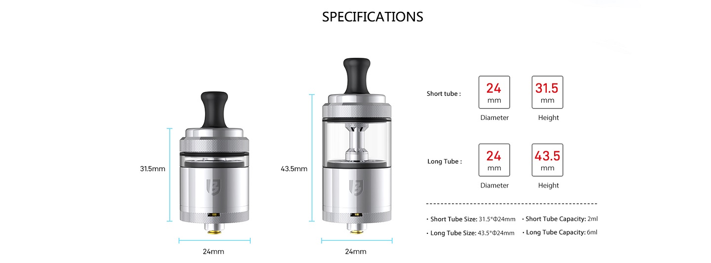 Vandy Vape B3 MTL RTA Vandy Vape Berserker V3 MTL RTA $24.89