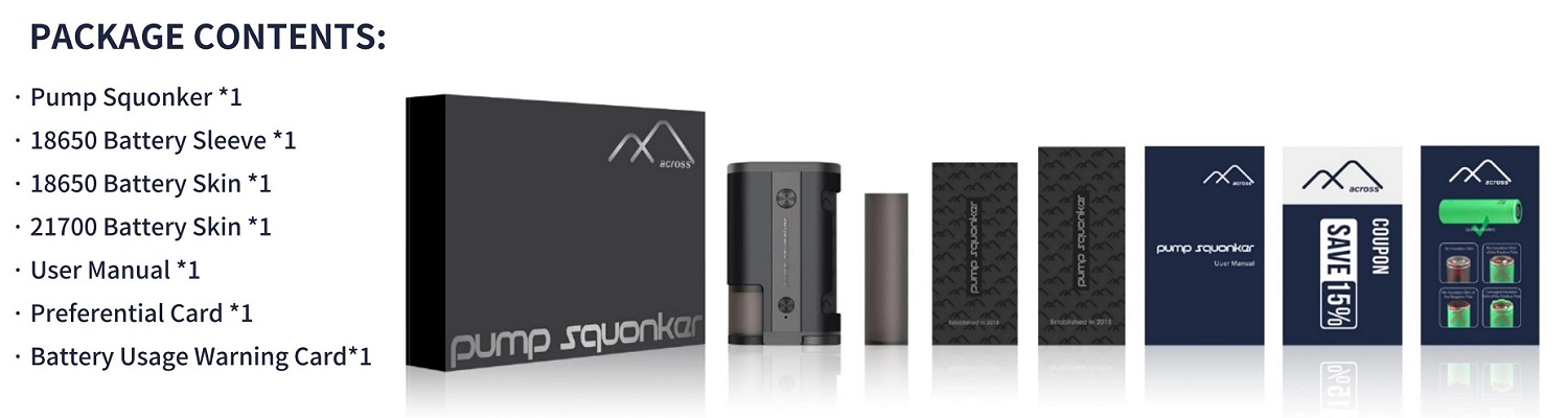 Dovpo x Across Pump Squonker Box Mod Dovpo x Across Pump Squonker Mod $59.89