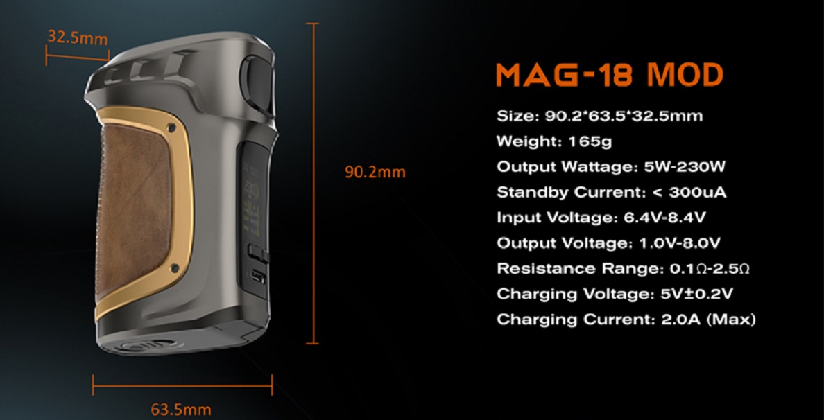Smok Mag 18 Kit Smok Mag-18 Mod $35.90 | Kit $43.51