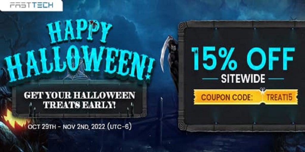 Fasttech Halloween Sale 2022 Fasttech Halloween Sale! 15% Off Site-Wide