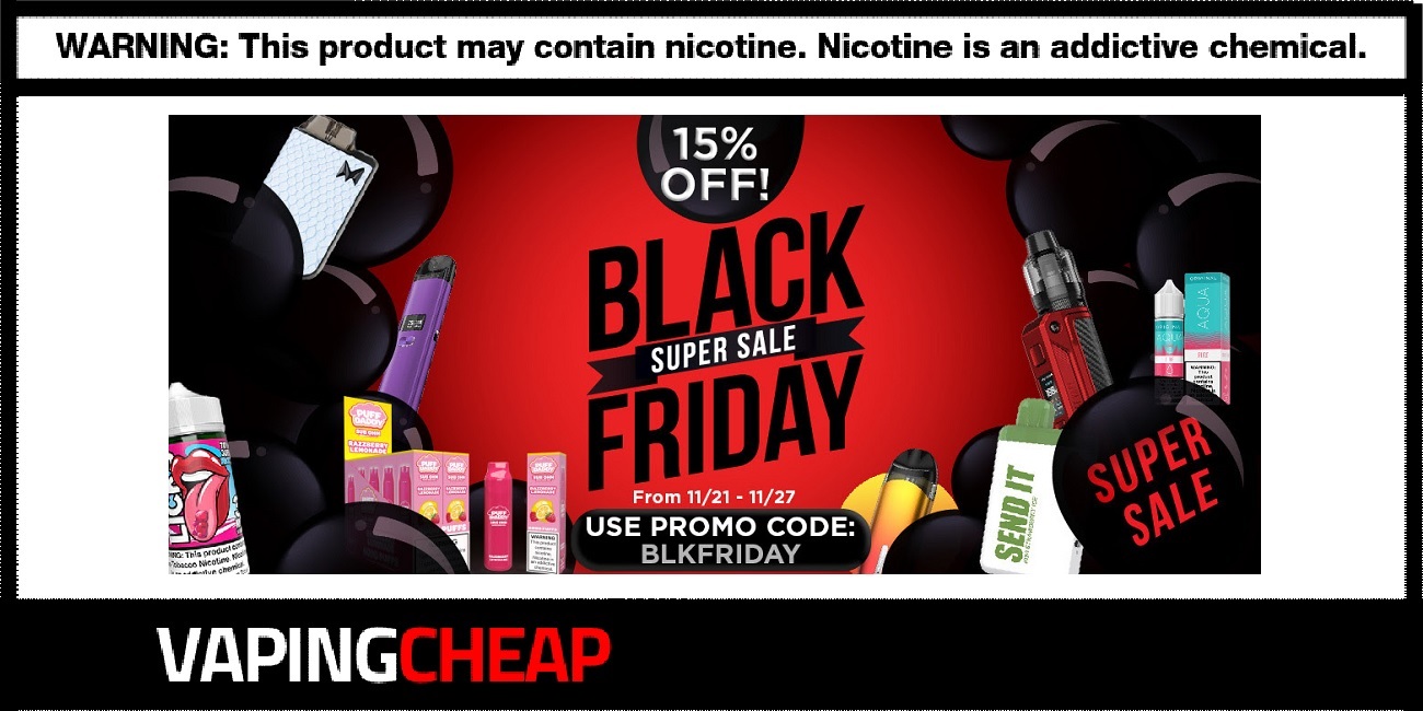 Flawless Vape Shop Black Friday Sale 2022 Best Black Friday Vape Deals 2022!