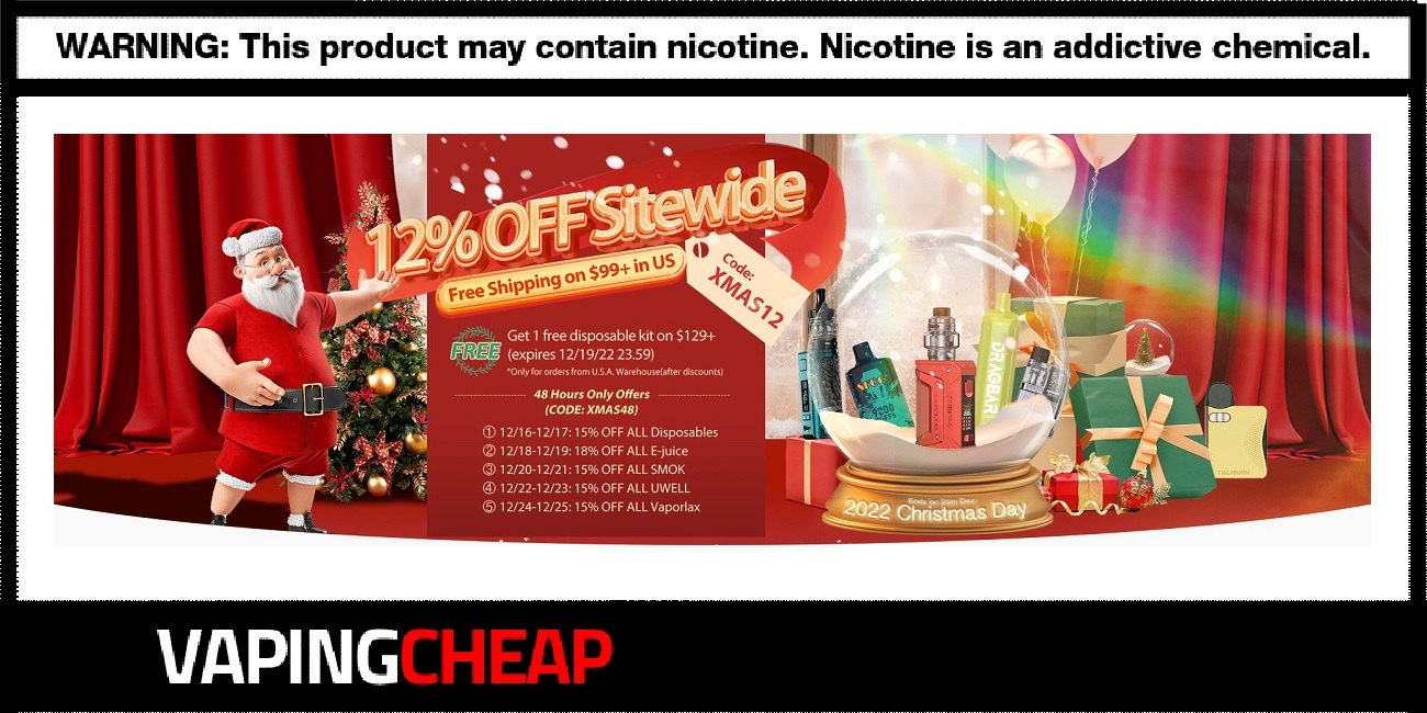 Om Vapors Black Friday Sale 2019 1 Best Christmas Vape Deals 2022!