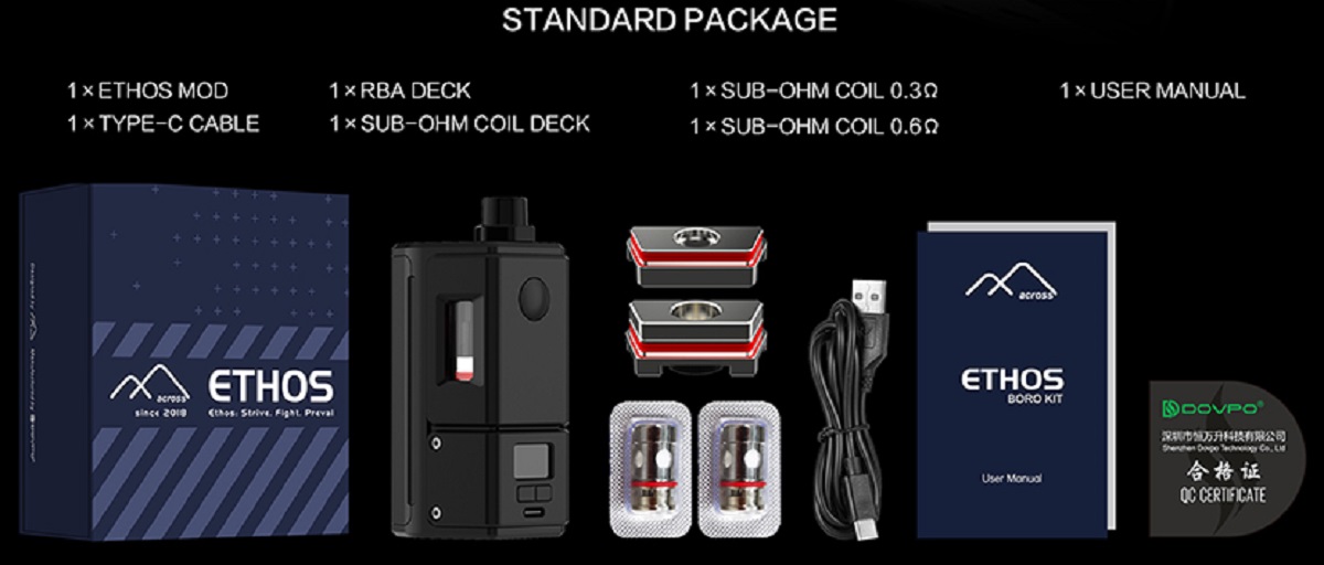 Dovpo Ethos Boro Vape Kit Dovpo Ethos Boro Kit $110.49