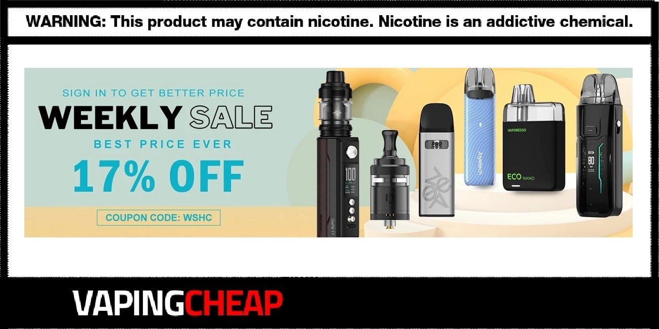 HealthCabin Weekly Sale Sep 2023 Best Labor Day Vape Deals 2023!