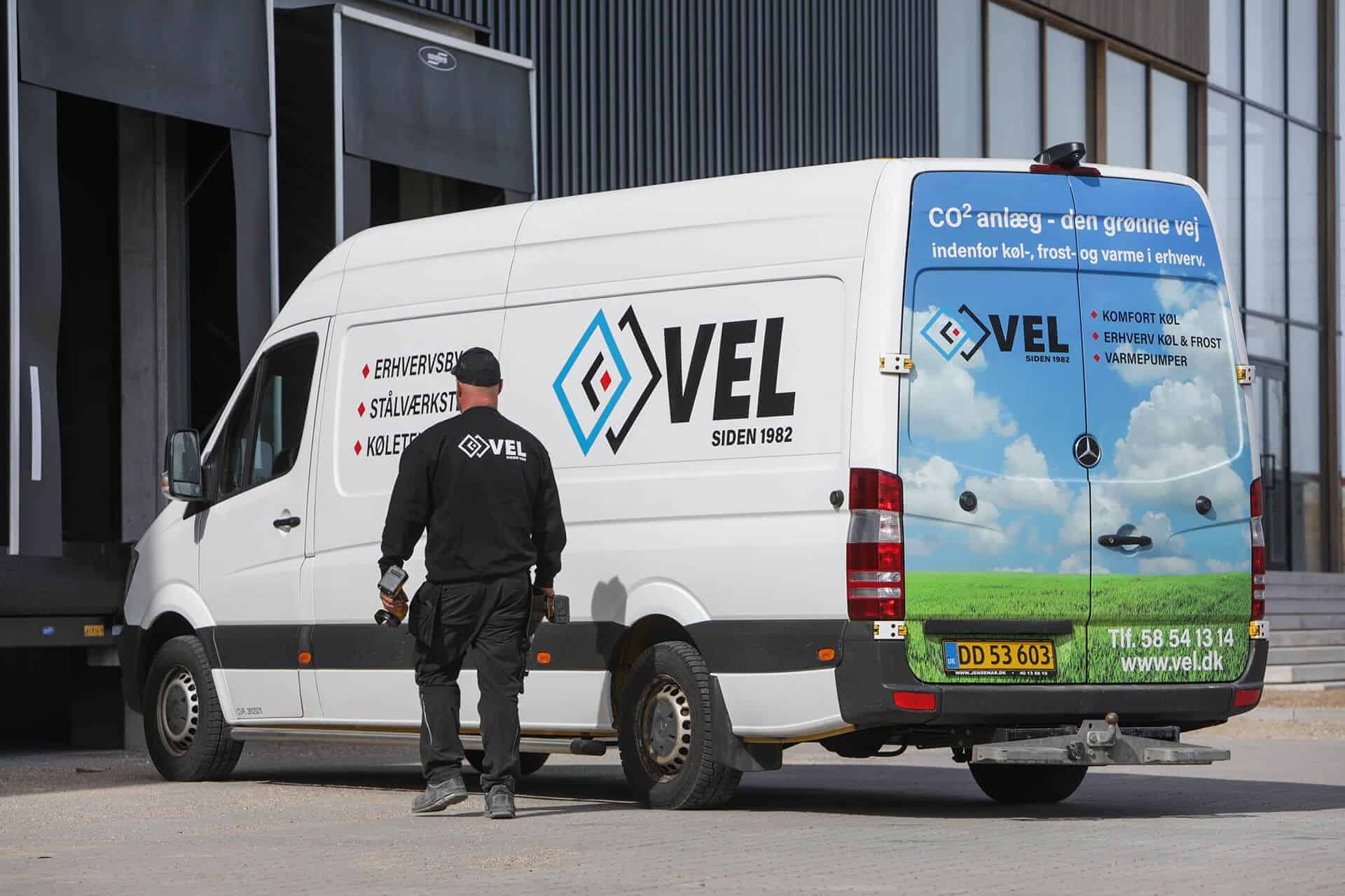 Bil fra Vel Køleteknik