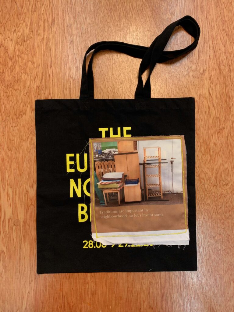 Traditions are important in neighbourhoods - tote bag