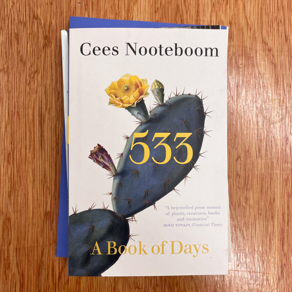533: A Book of Days by Cees Nooteboom
