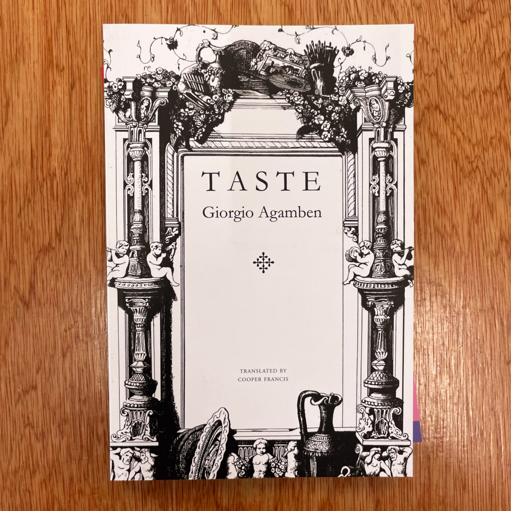 Taste by Giorgio Agamben