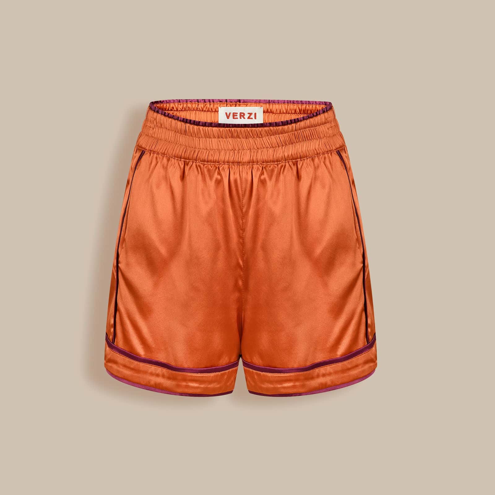 SILK SHORTS - Orange