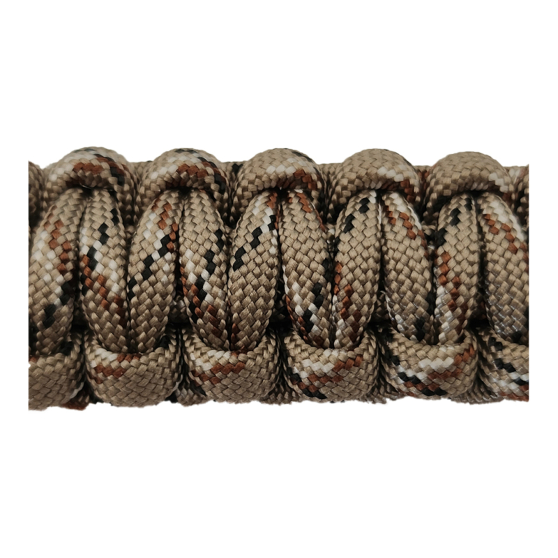 Voorbeeld kleur Paracord armband camo desert