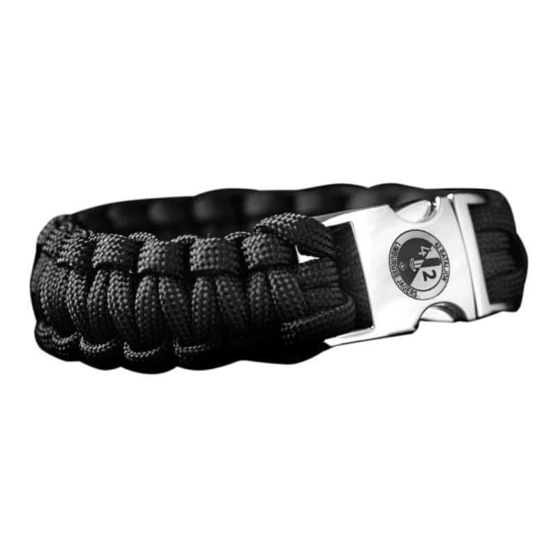 Armband paracord Limburgse jagers zwart
