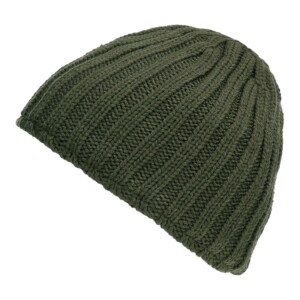 Beanie Heavy Knit groen