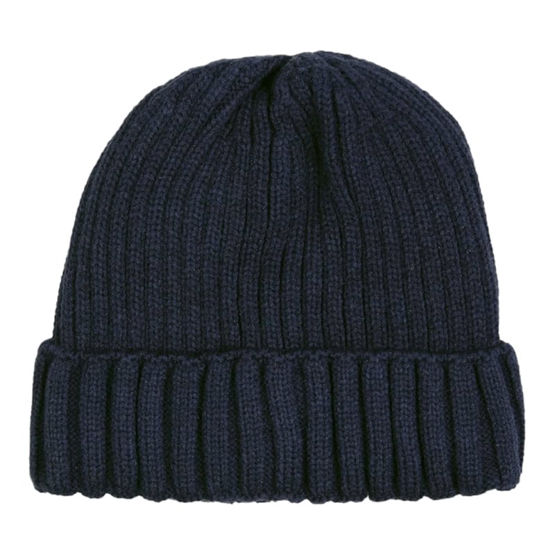 Beanie Muts blauw met warme binnenvoering
