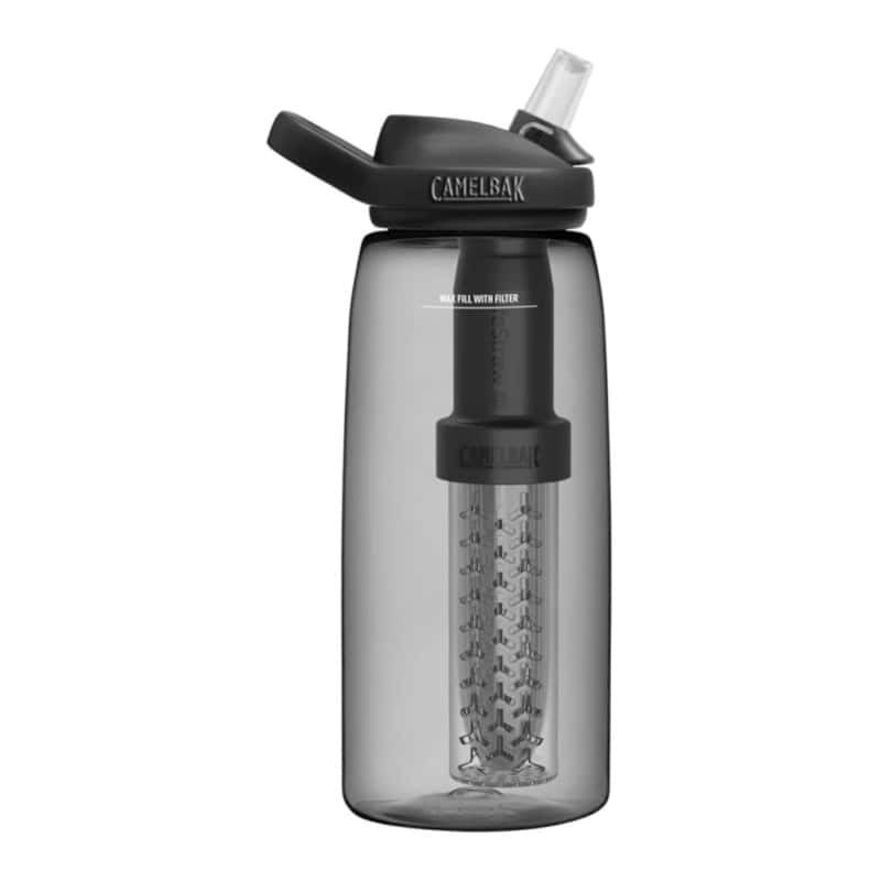 Waterfilterfles Camelbak Lifestraw charcoal 1L waterfiltratiefles.jpg