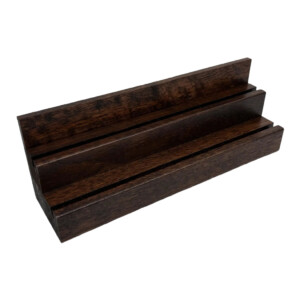 Coin display tweetraps donkerbruin