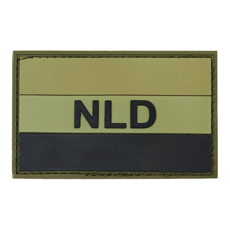 Patch 3D PVC NLD groen