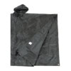 Poncho Rip Stop Black detail