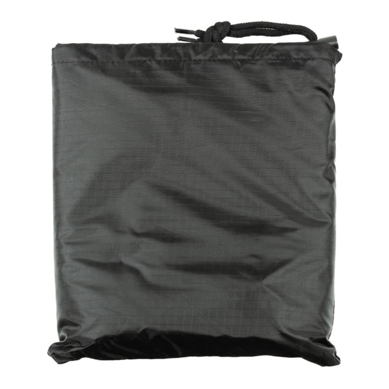 Poncho Rip Stop Black met draagzak