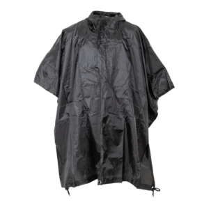 Poncho Rip Stop Black