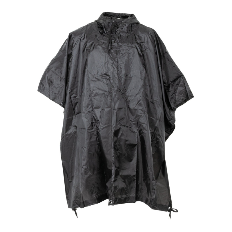 Poncho Rip Stop Black