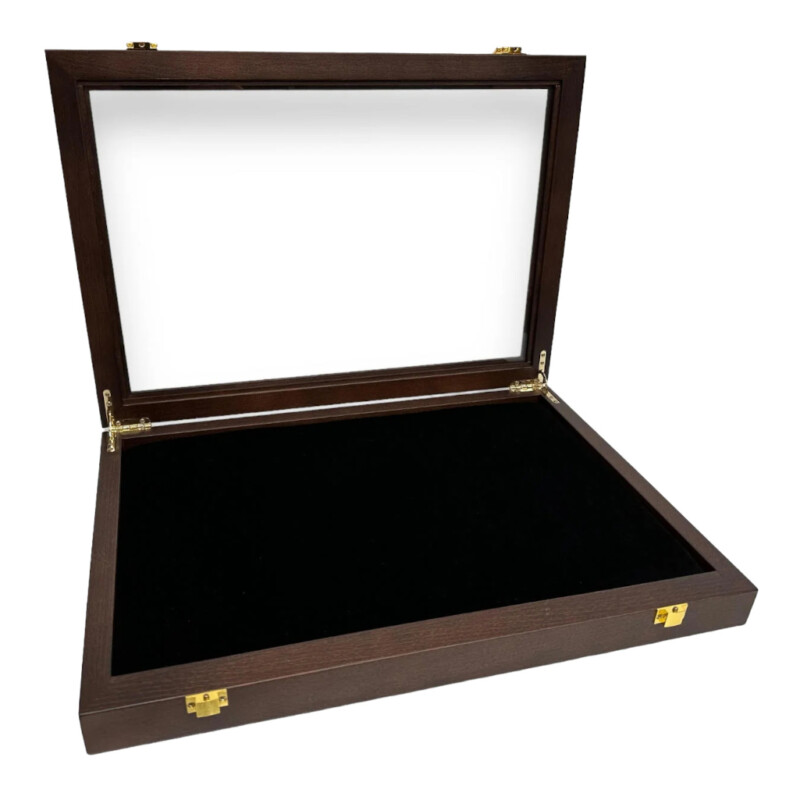 Shadowbox Lima bruin open