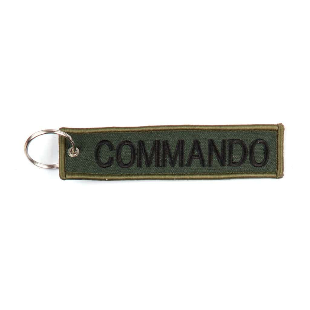 Sleutelhanger Commando groen