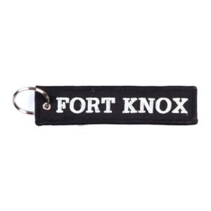 Sleutelhanger Fort Knox zwart
