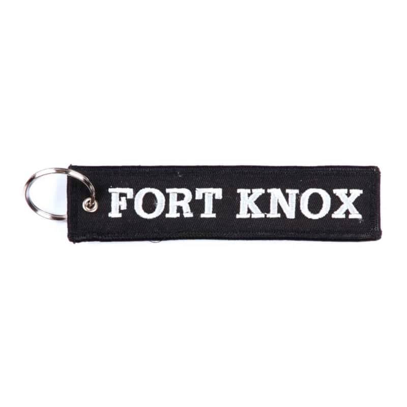 Sleutelhanger Fort Knox zwart