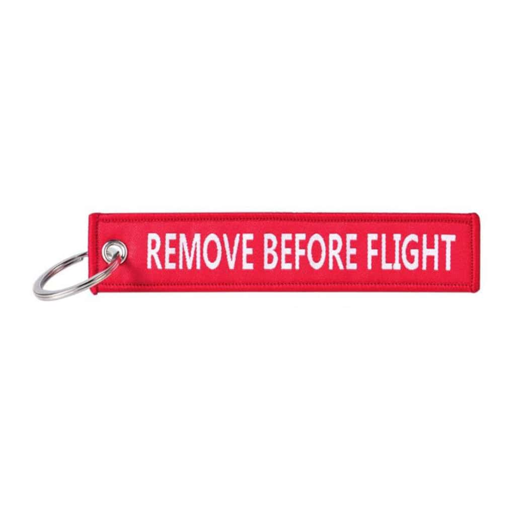 Sleutelhanger Remove Before Flight
