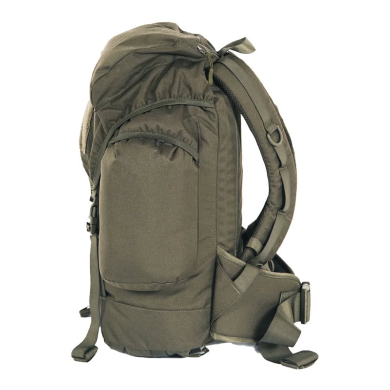 Snugpak Sleeka Force 35 Olive zijkant rugzak