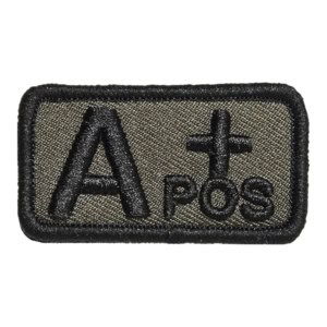 Patch bloedgroep groen a-positief