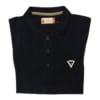 Poloshirt heren blauw opgevouwen