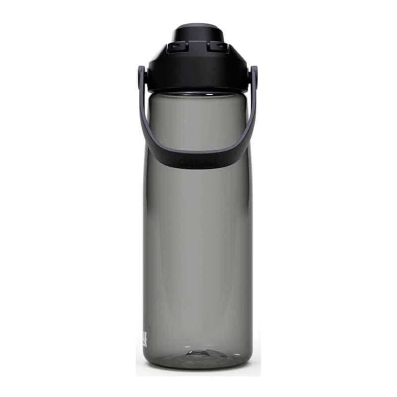 Drinkfles Camelbak Chug Charcoal 750ml vooraanzicht met draagbeugel