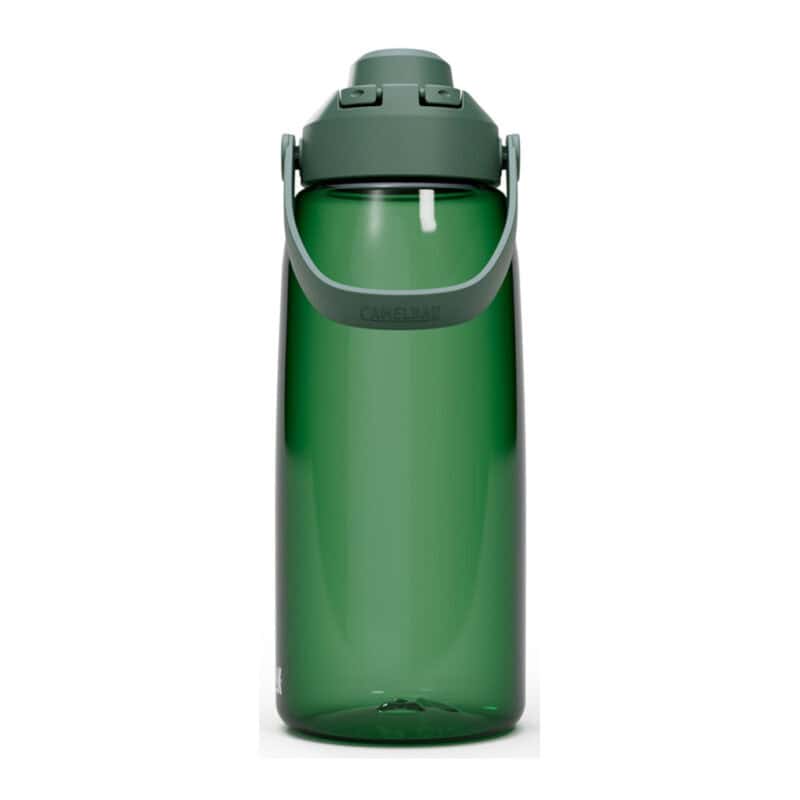 Drinkfles Camelbak Chug forest green 1000ml vooraanzicht met draagbeugel