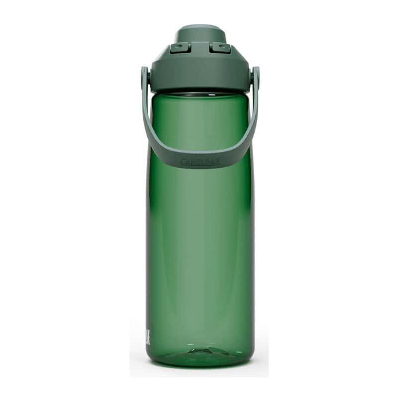 Drinkfles Camelbak Chug forest green 750ml vooraanzicht met draagbeugel