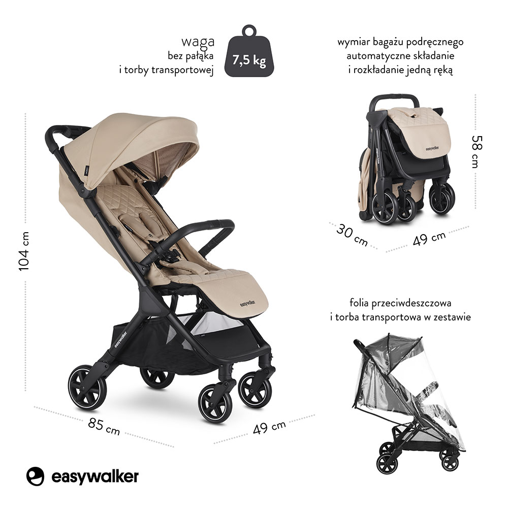 Easywalker Jackey – wózek spacerowy - obrazek 22