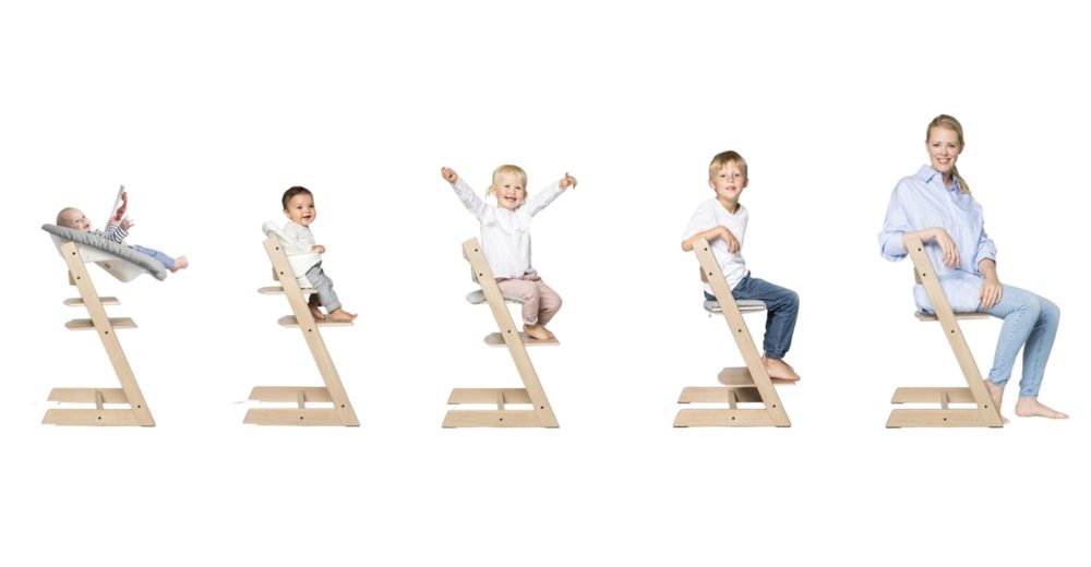 Stokke Tripp Trapp – krzesło do karmienia z drewna bukowego lub dębu z poduszką - obrazek 21