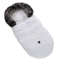 Śpiworek Junama Igloo Biały Srebrne Logo