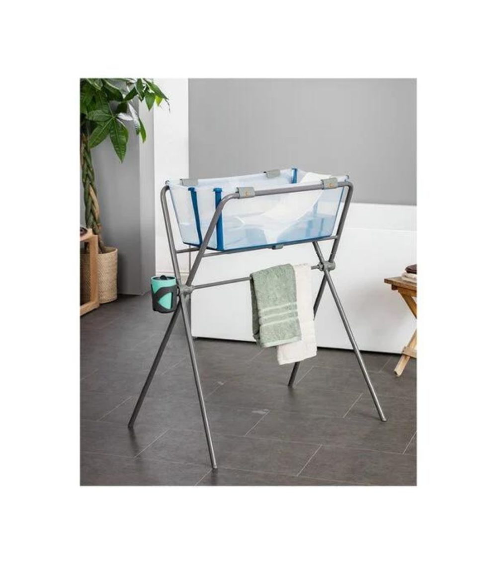 Zestaw Stokke Flexi Bath – składana wanienka, wkładka dla noworodków i stojak - obrazek 22