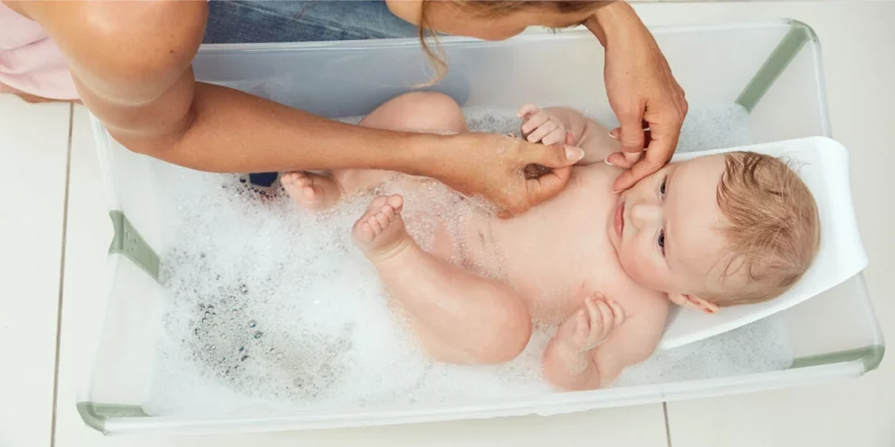 Stokke Flexi Bath Transparent Green
