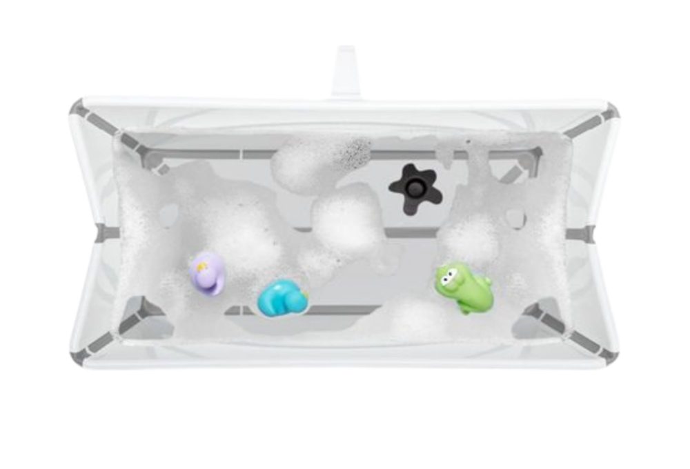 Zestaw Stokke Flexi Bath – składana wanienka, wkładka dla noworodków i stojak - obrazek 18