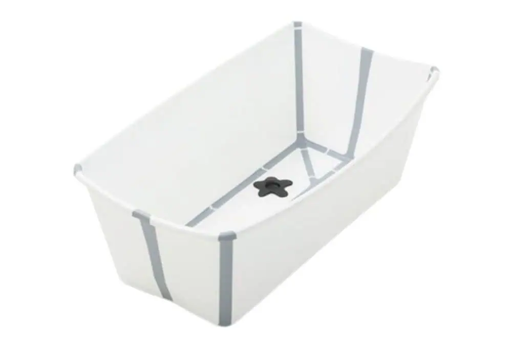 Zestaw Stokke Flexi Bath – składana wanienka, wkładka dla noworodków i stojak - obrazek 8