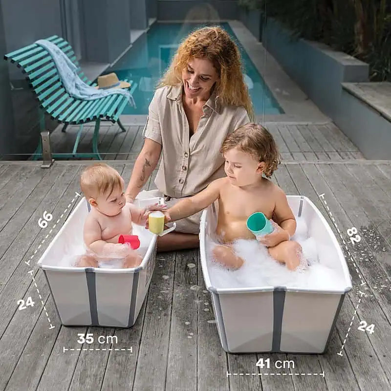 Zestaw Stokke Flexi Bath – składana wanienka i wkładka dla noworodków - obrazek 18