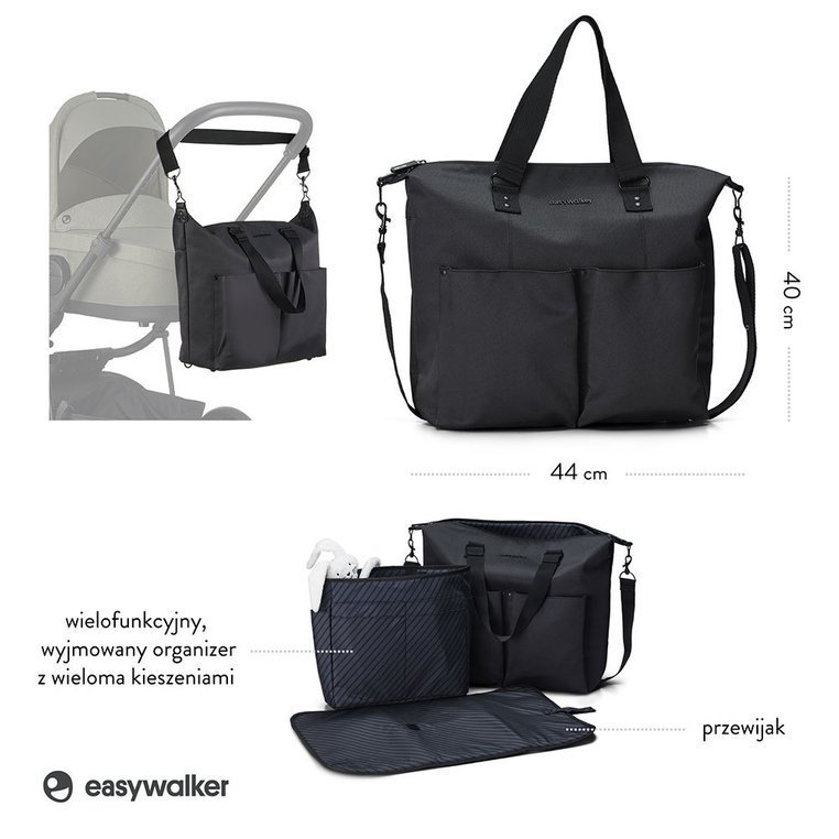 Easywalker – uniwersalna torba do wózka z przewijakiem i organizerem - obrazek 8