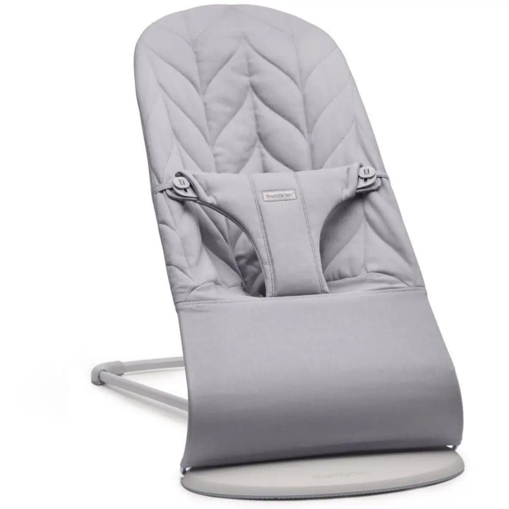 Babybjorn Bliss Woven Petal Quilt Light Grey Frame Light Grey - Jasny Szary