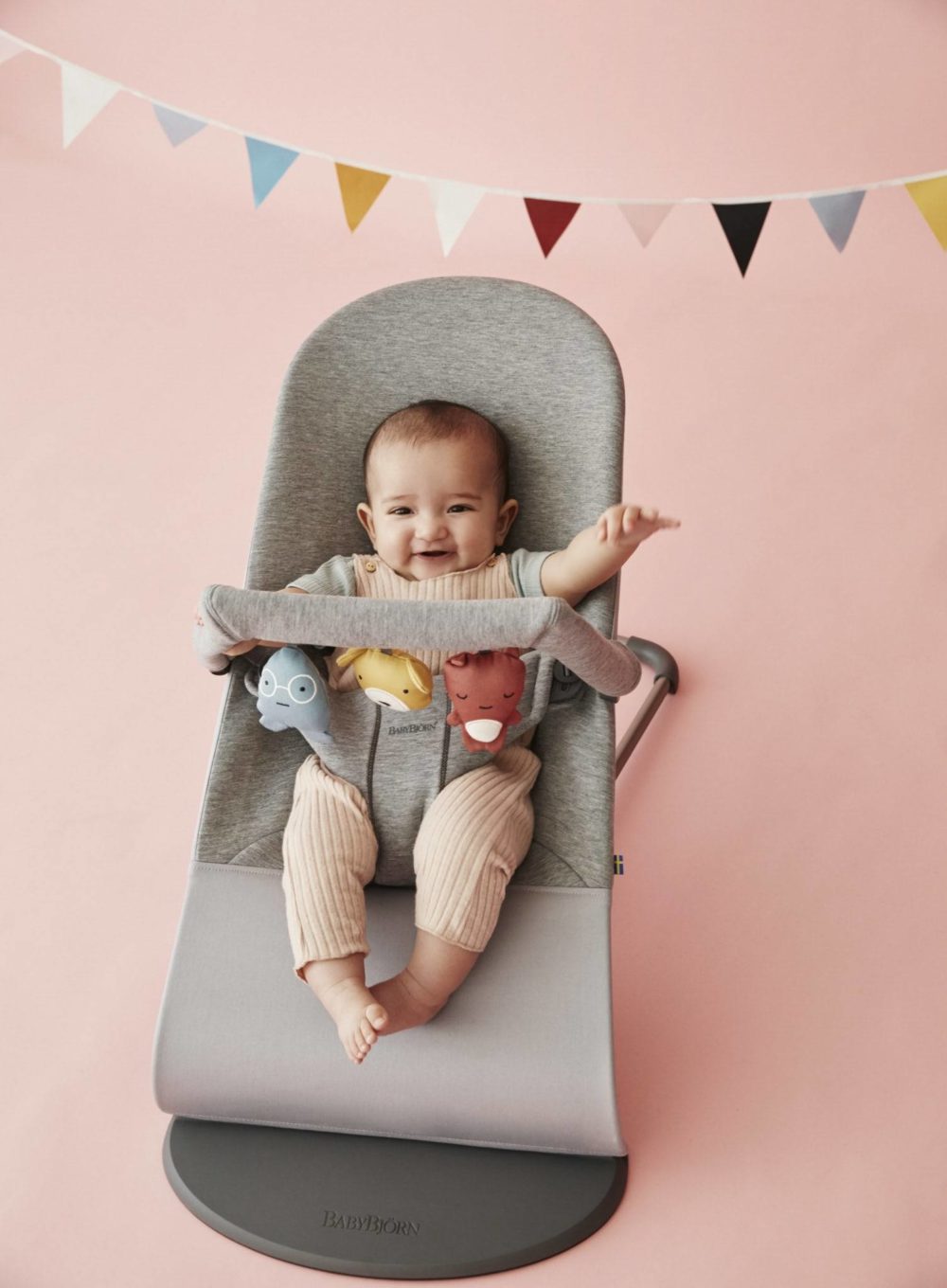 BabyBjorn – zabawka Soft Friends do leżaczka Bliss i Balance Soft - obrazek 6