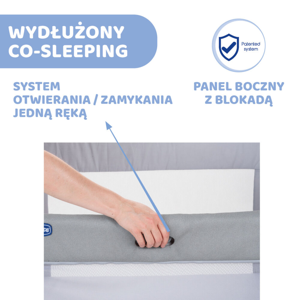 Chicco Next2Me Forever – łóżeczko dziecięce 3w1 z funkcją dostawki - obrazek 14