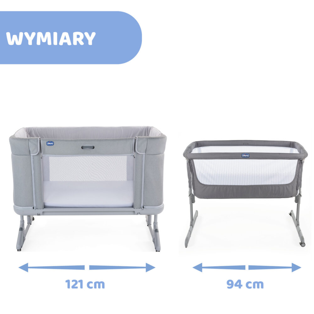 Chicco Next2Me Forever – łóżeczko dziecięce 3w1 z funkcją dostawki - obrazek 19
